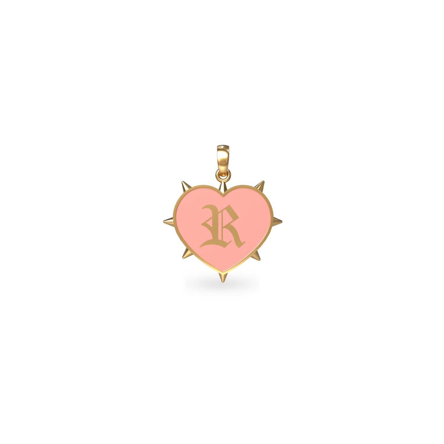 Mini Rebel Heart Pendant | 18K Gold