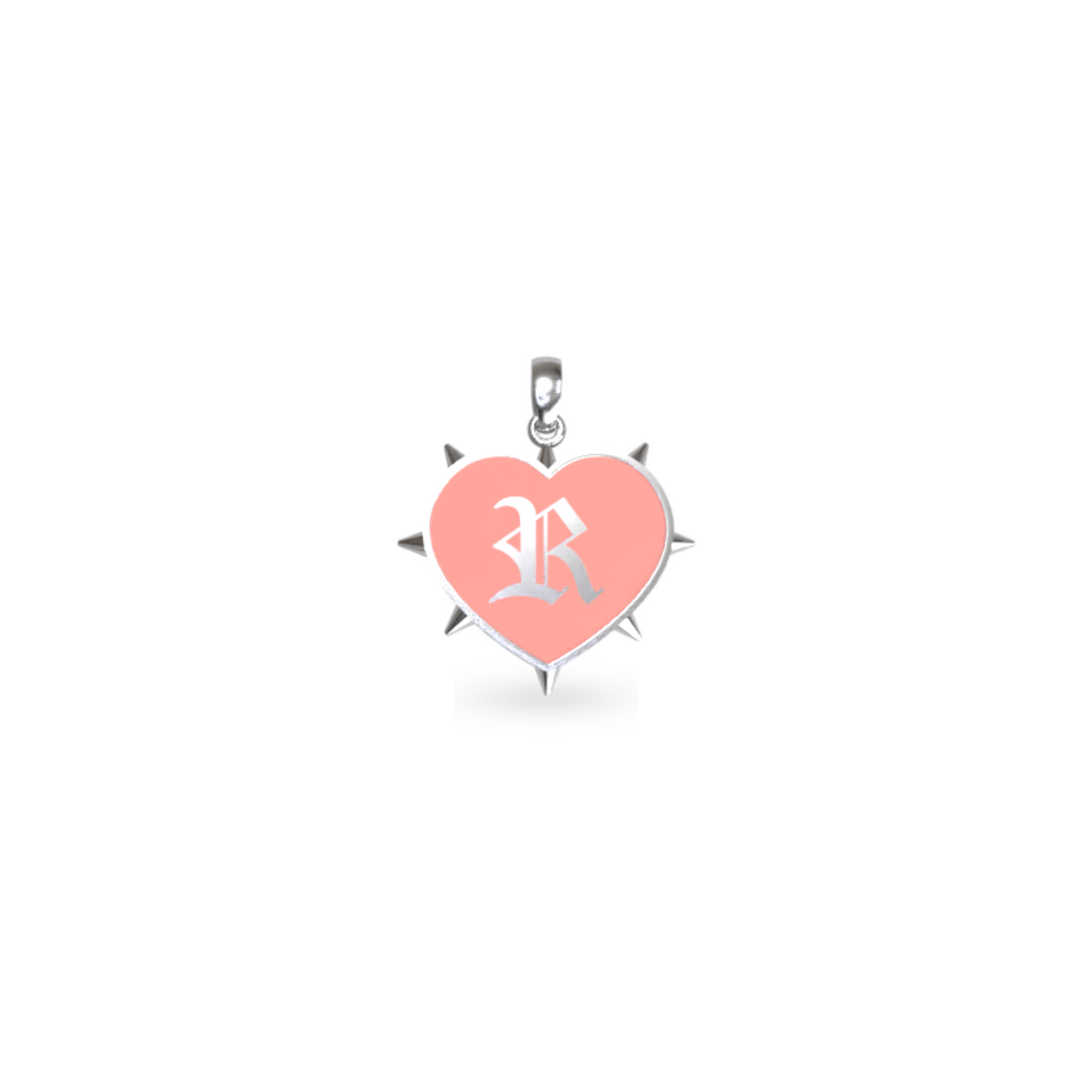 Mini Rebel Heart Pendant | Sterling Silver