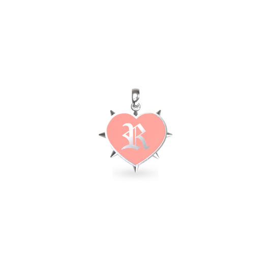 Mini Rebel Heart Pendant | Sterling Silver