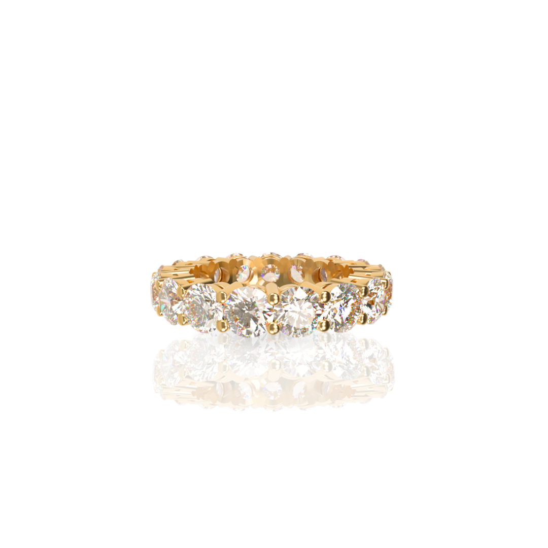 Custom Order | Lab Grown Round Diamond Eternity Band (Deposit)