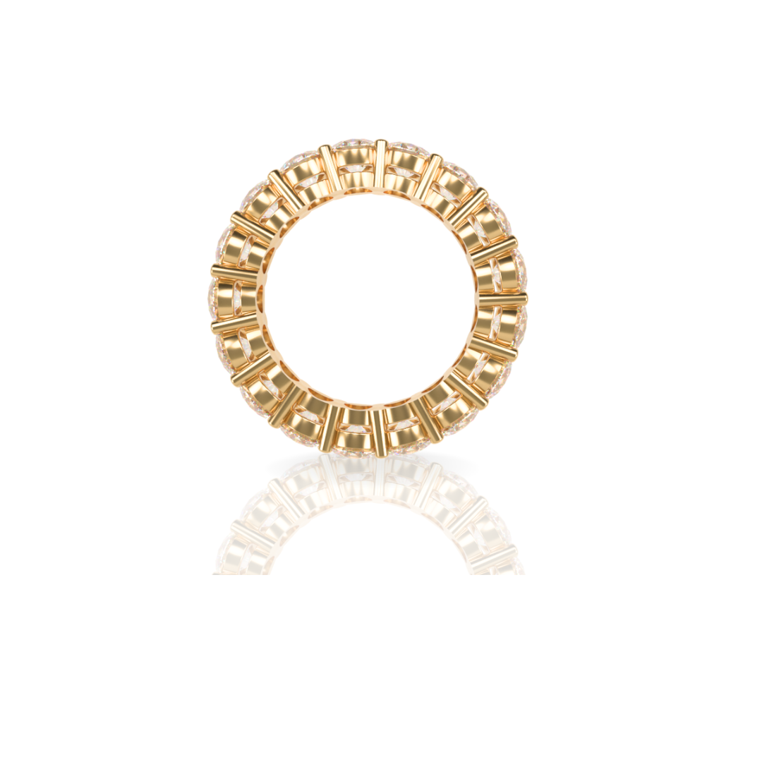 Custom Order | Lab Grown Round Diamond Eternity Band Rings {{ catogery }} {{ Collections }}