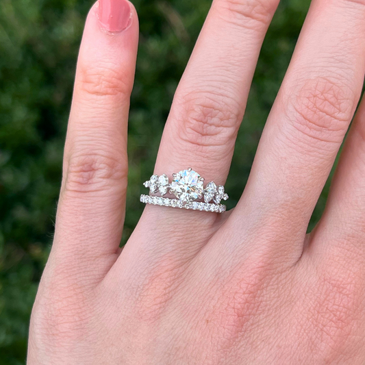 Custom Order | Scattered Diamond Engagement Ring