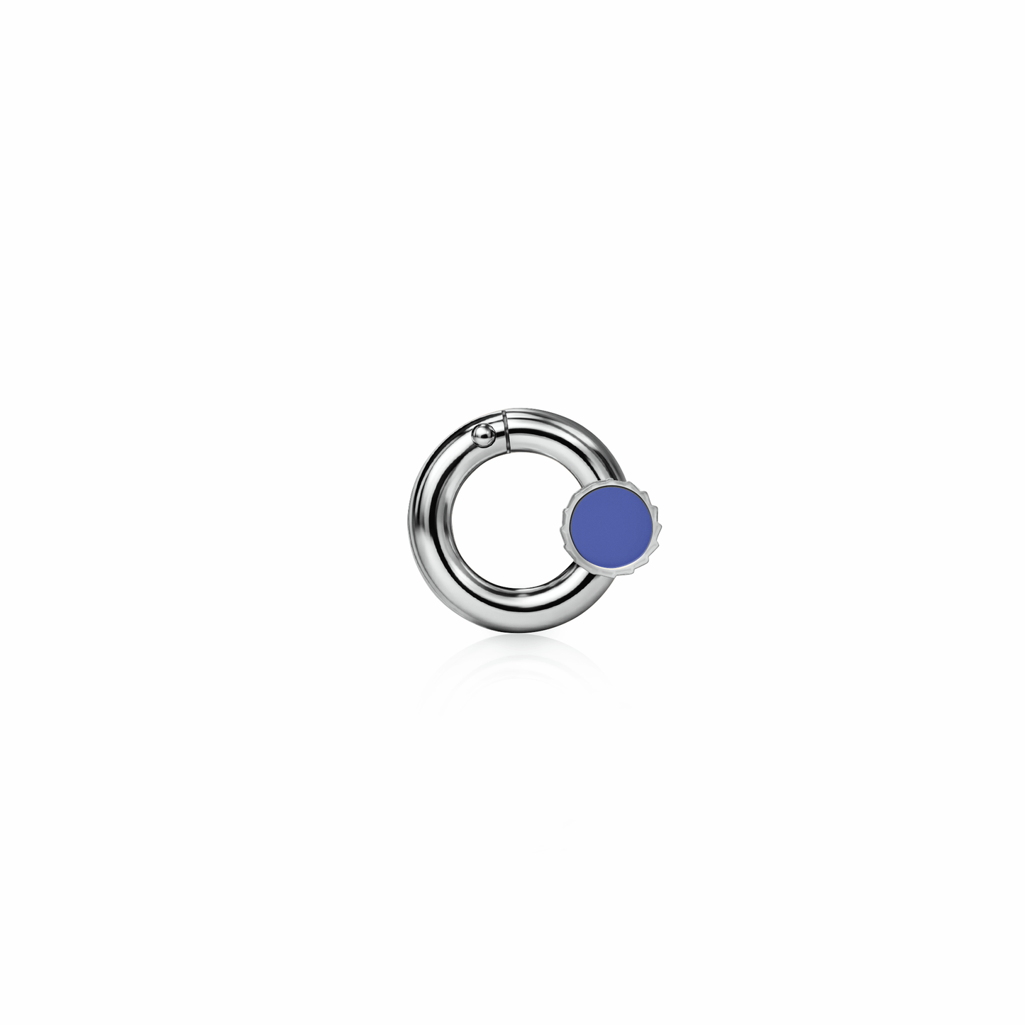 Screw Clasp | Sterling Silver Royal Blue {{ catogery }} {{ Collections }}