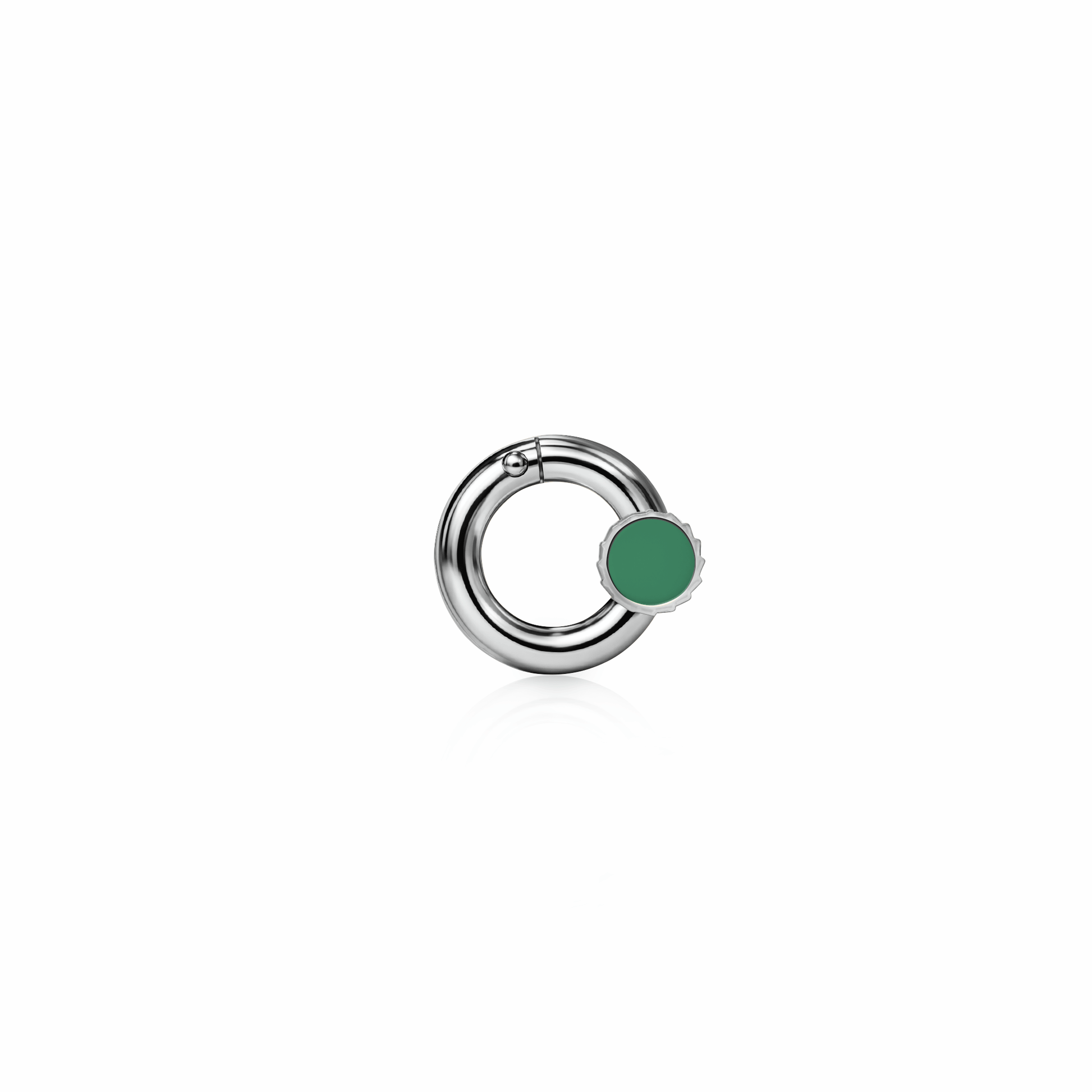 Screw Clasp | Sterling Silver Spring Green {{ catogery }} {{ Collections }}