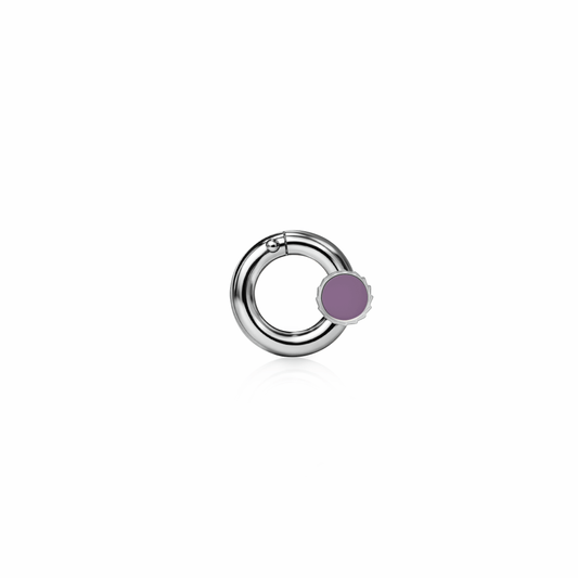 Screw Clasp | Sterling Silver Sunset Purple {{ catogery }} {{ Collections }}