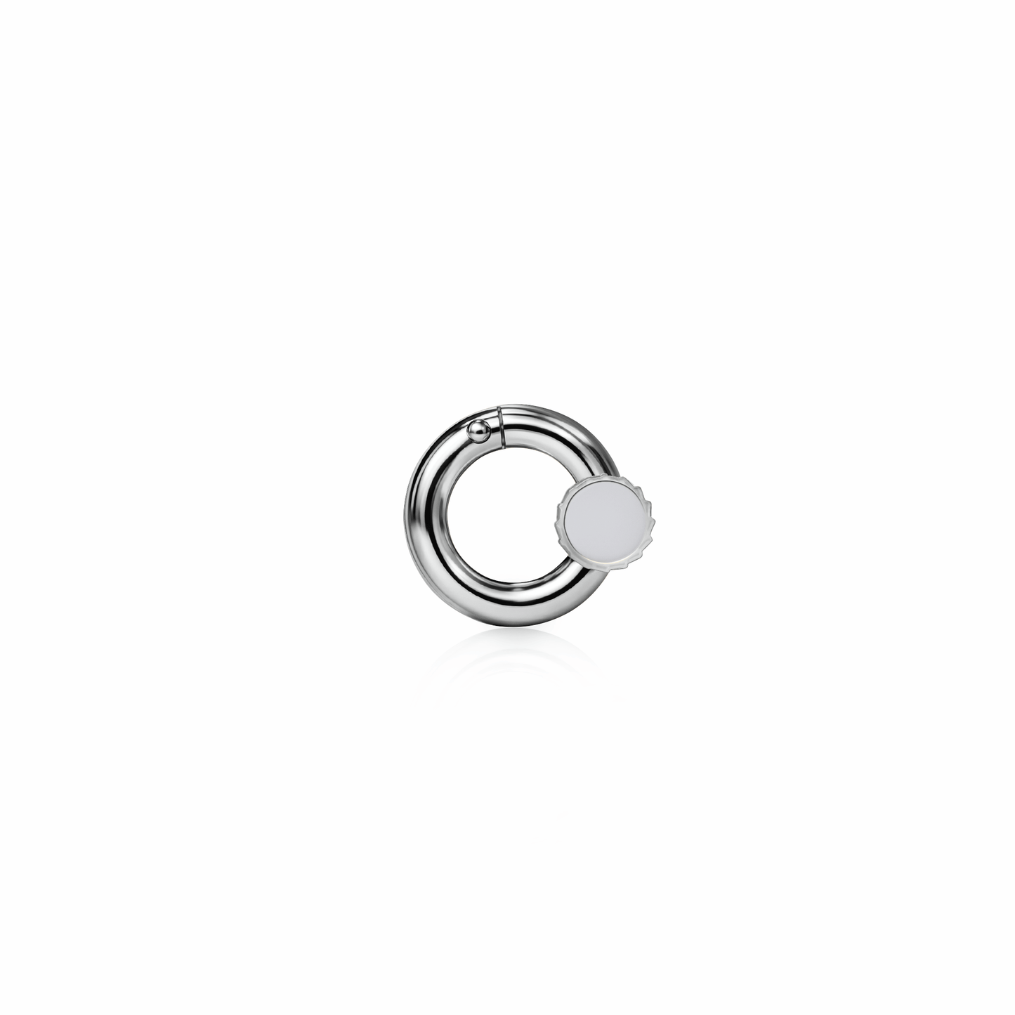 Screw Clasp | Sterling Silver Steel Gray {{ catogery }} {{ Collections }}