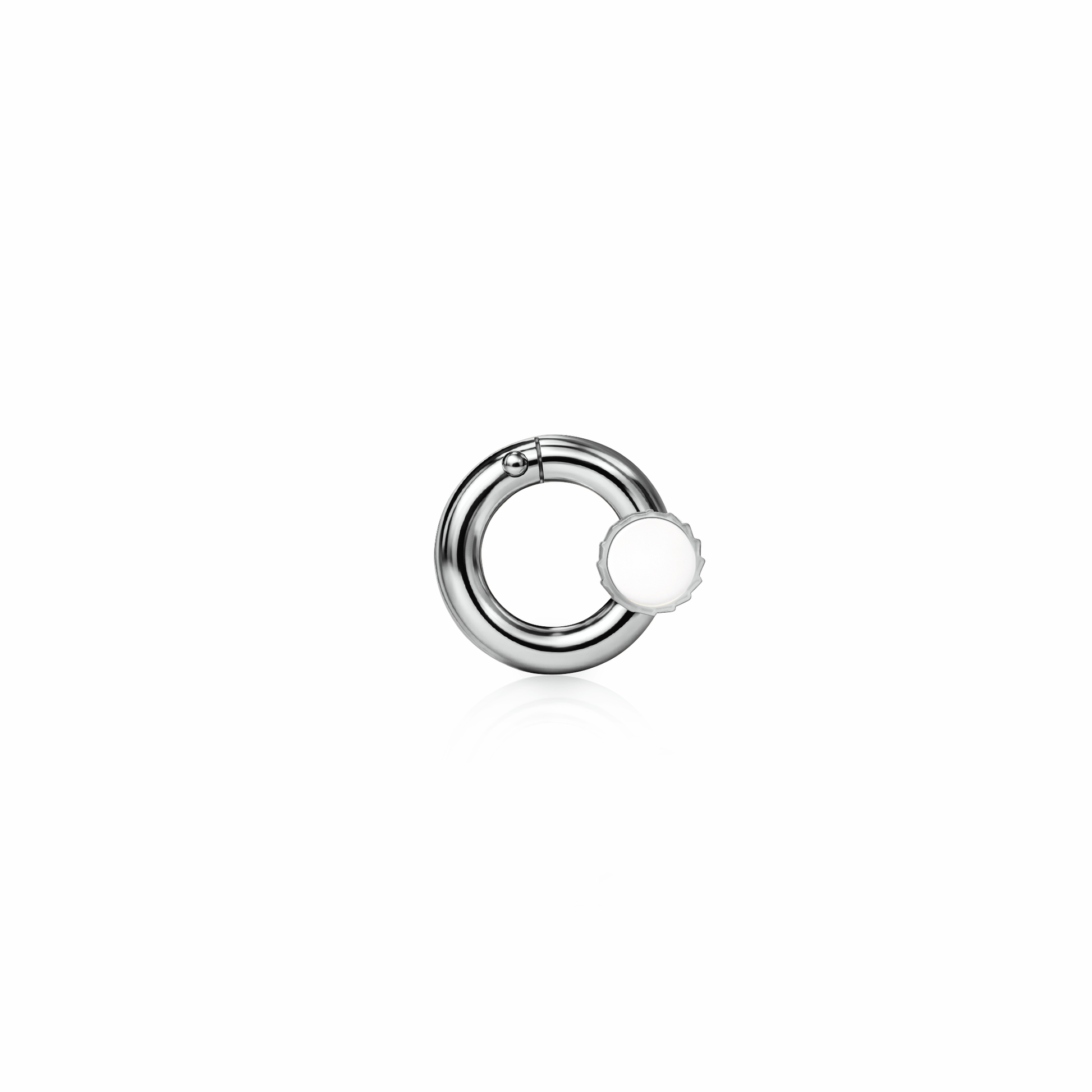 Screw Clasp | Sterling Silver White Cloud {{ catogery }} {{ Collections }}