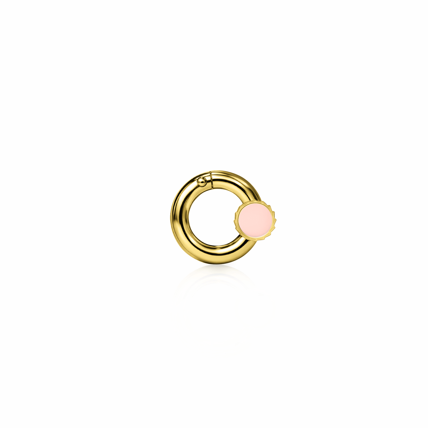 Screw Clasp | 14K Gold Rose Petal {{ catogery }} {{ Collections }}