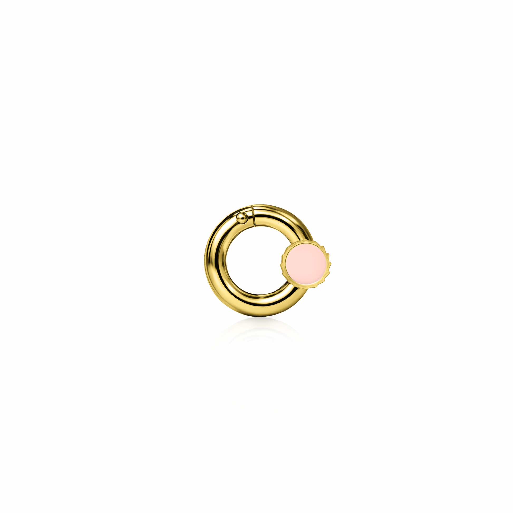 Screw Clasp | 14K Gold Rose Petal {{ catogery }} {{ Collections }}