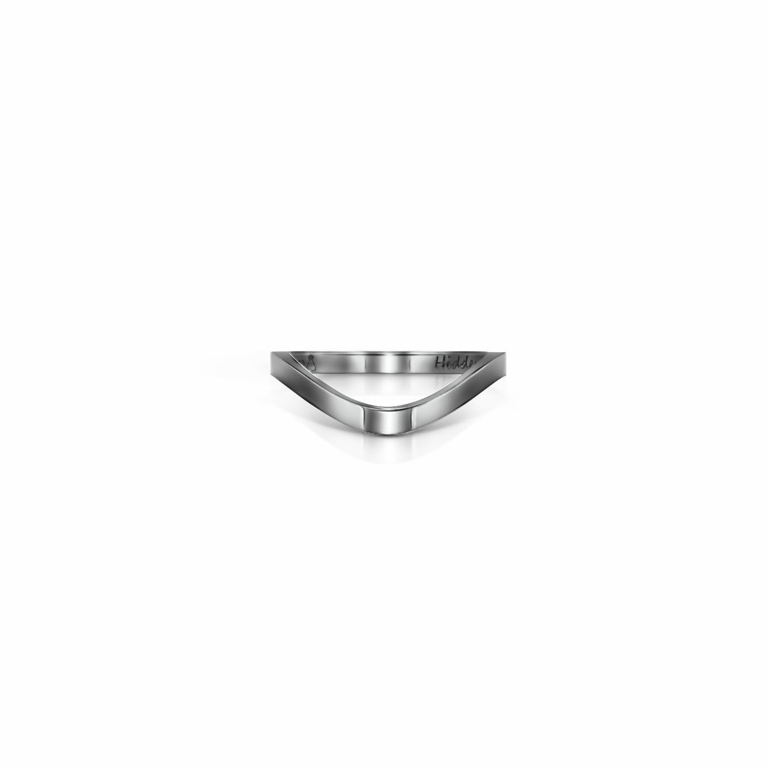 Cigar Shadow Band | Sterling Silver Ring {{ catogery }} {{ Collections }}