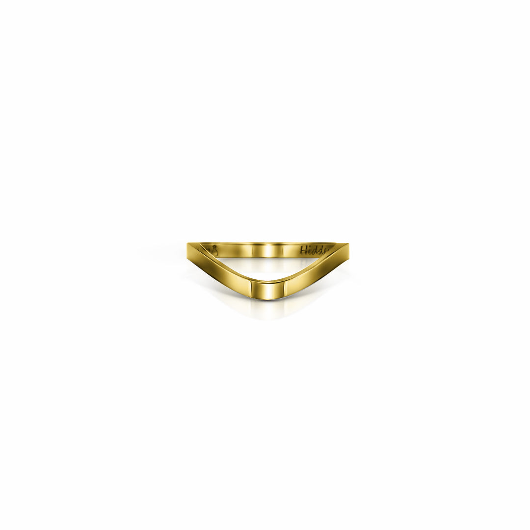 Cigar Shadow Band | 14K Gold 14K Yellow Gold Ring {{ catogery }} {{ Collections }}