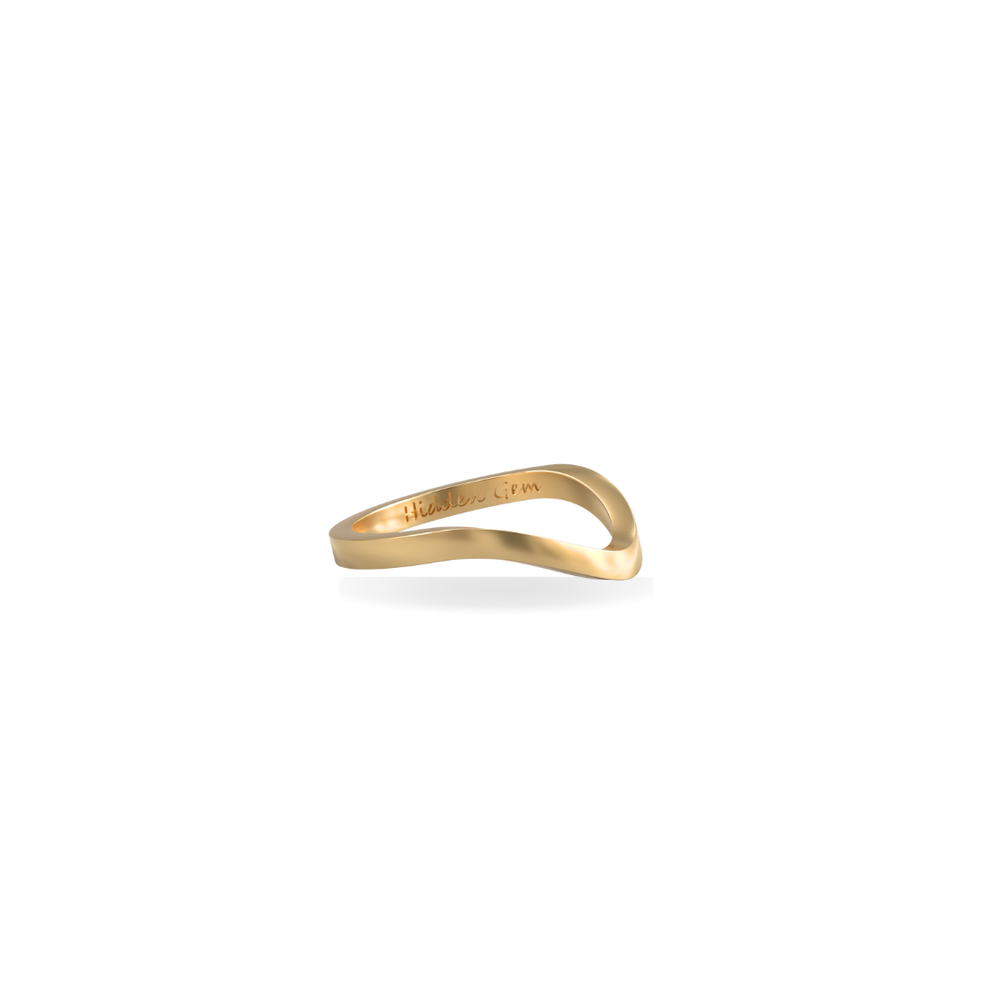 Cigar Shadow Band | 18K Gold