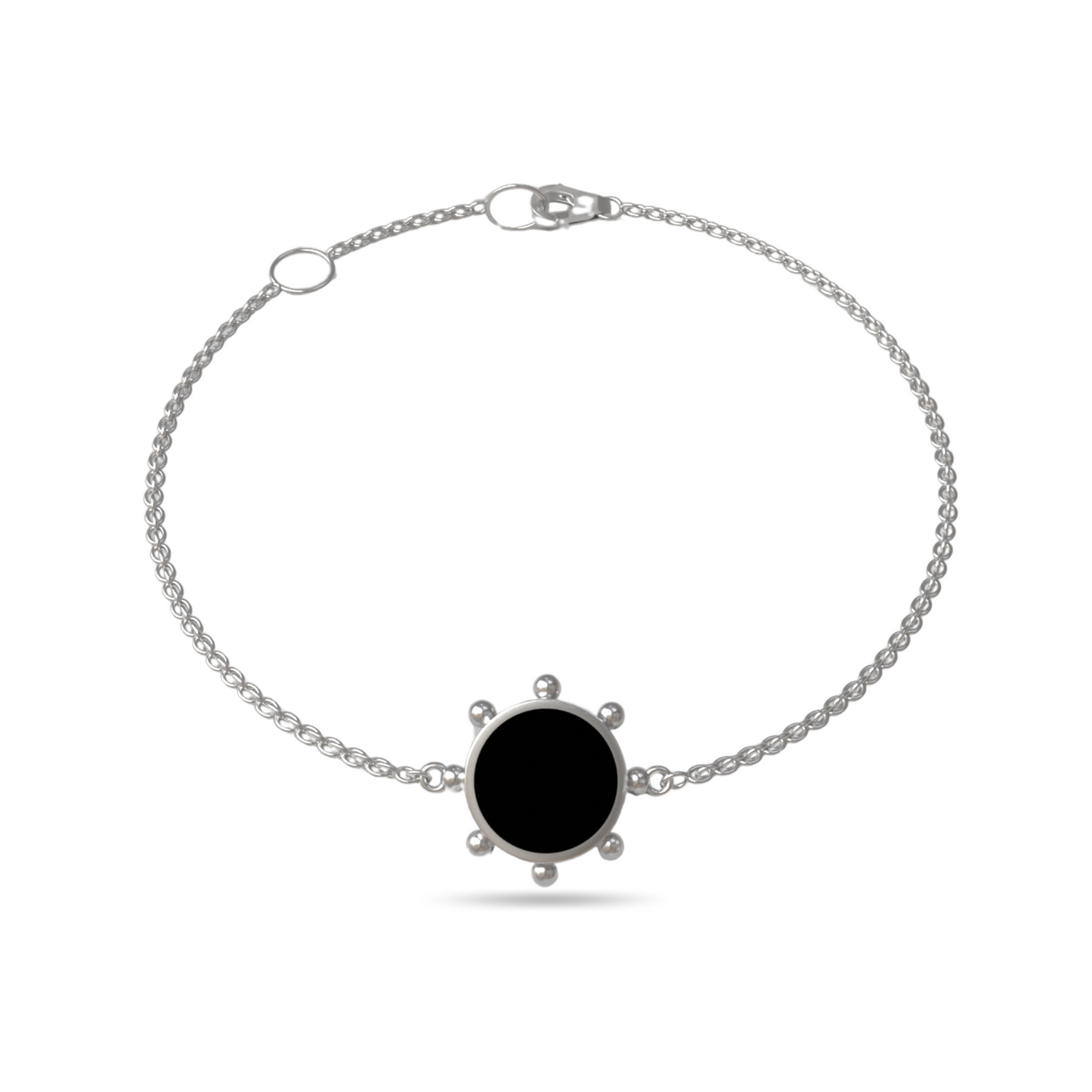 Orbit Single Motif Bracelet | Sterling Silver