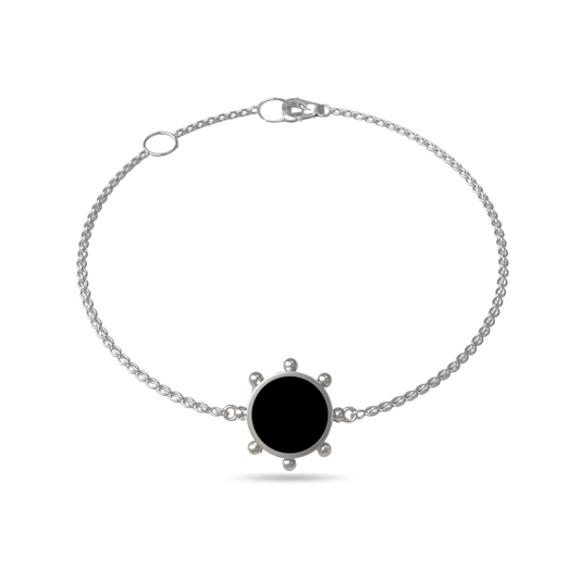 Orbit Single Motif Bracelet | Sterling Silver