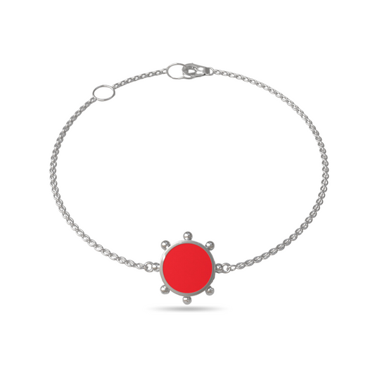 Orbit Single Motif Bracelet | Sterling Silver