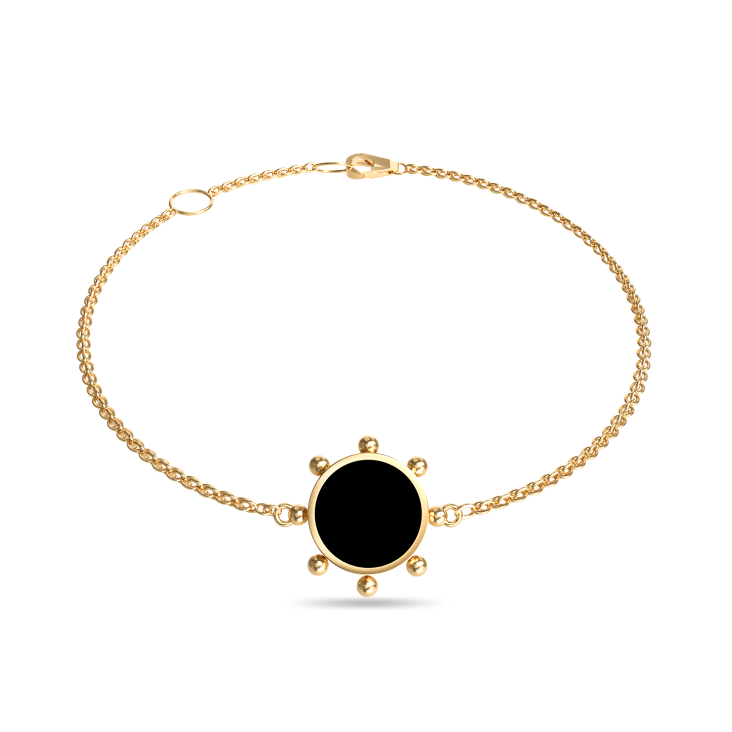 Orbit Single Motif Bracelet | 18K Gold