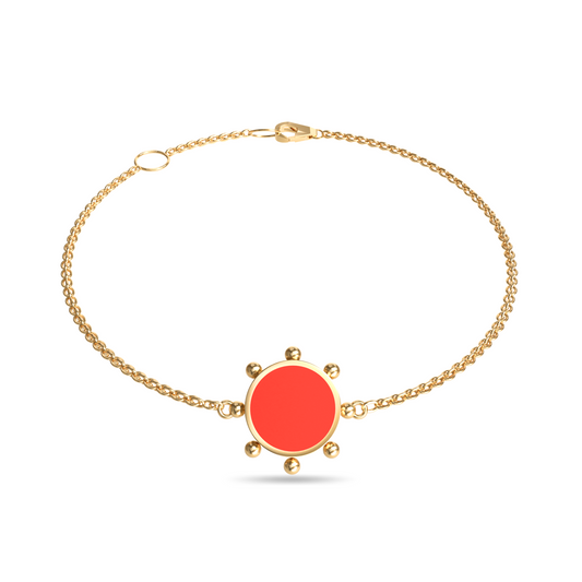 Orbit Single Motif Bracelet | 18K Gold