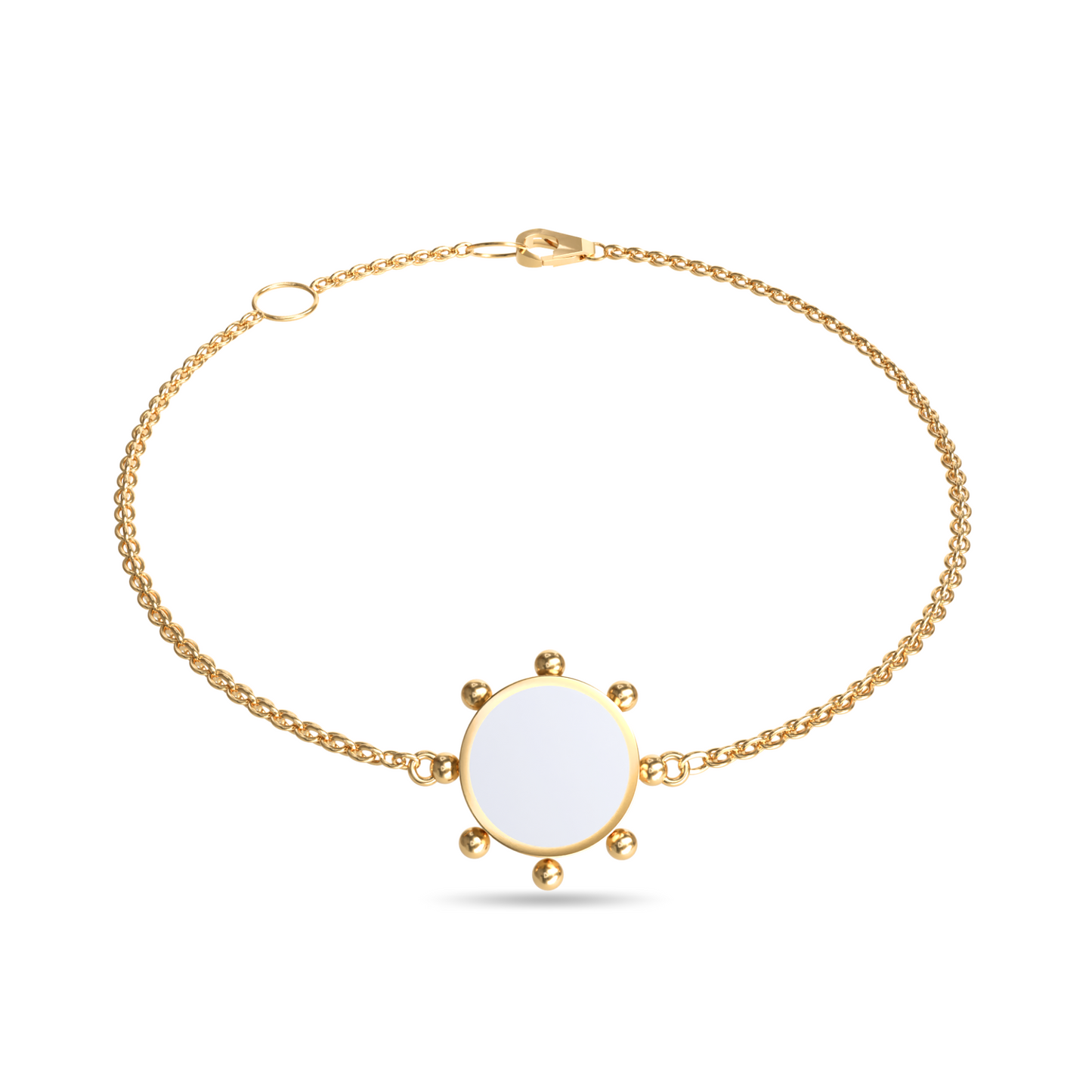 Orbit Single Motif Bracelet | 18K Gold