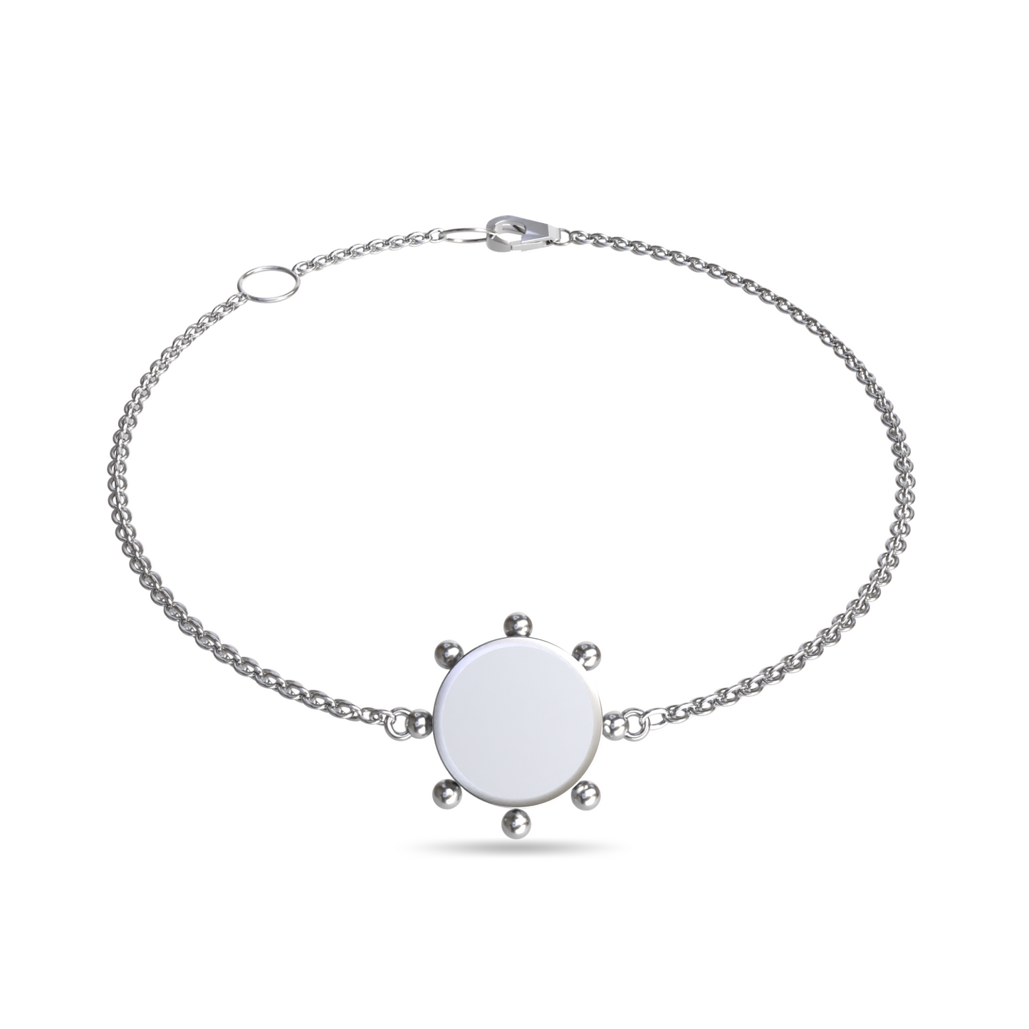Orbit Single Motif Bracelet | Sterling Silver