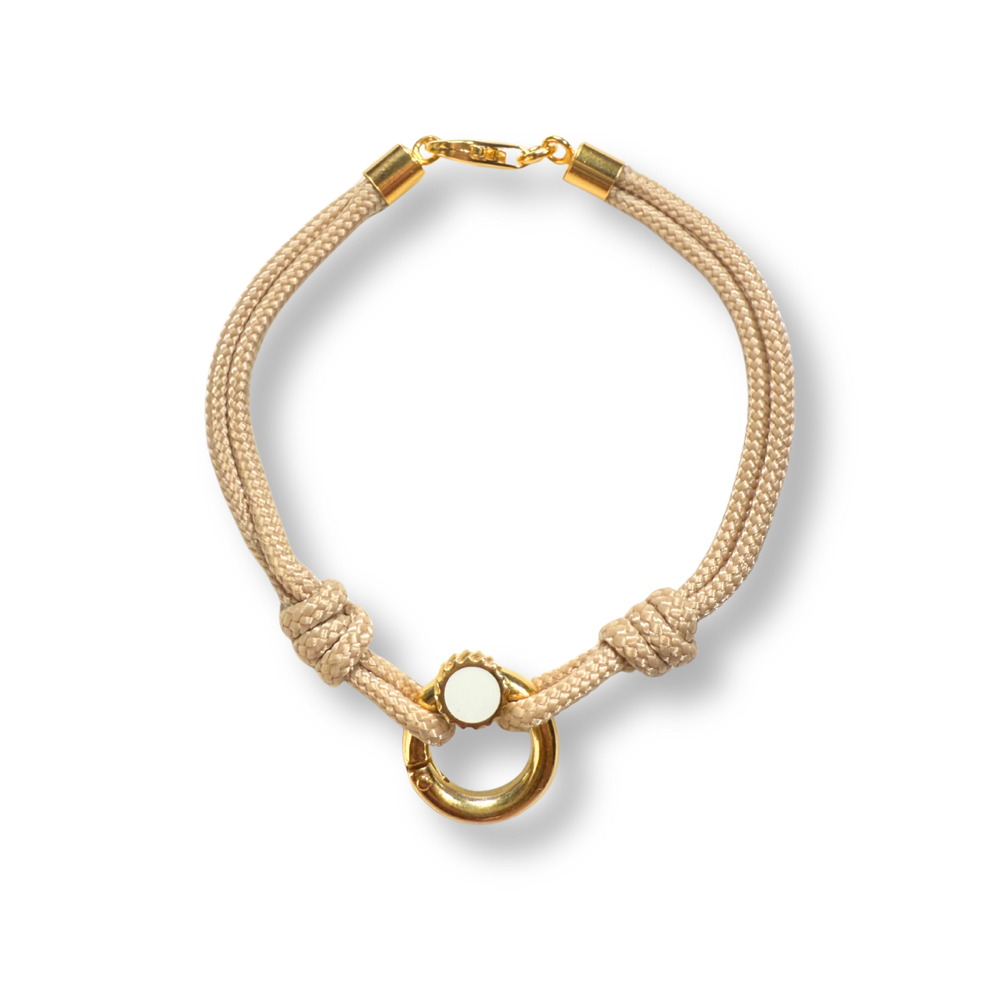 Slipknot Paracord Cord Bracelet | 18K Gold