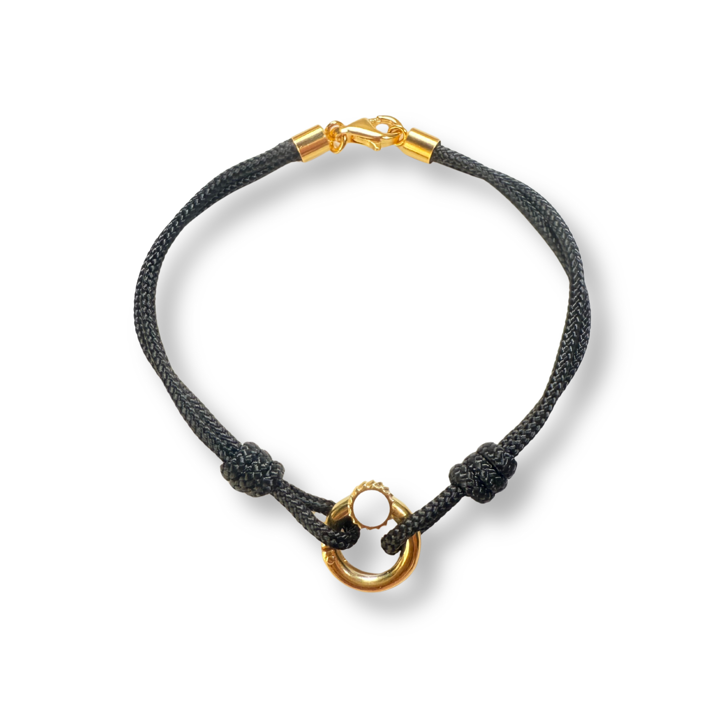 Slipknot Paracord Cord Bracelet | 18K Gold