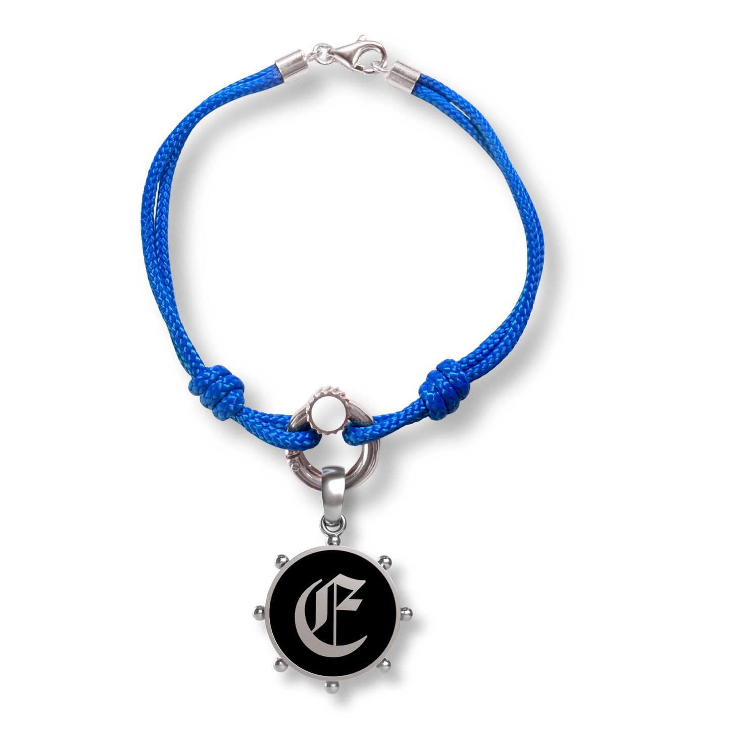 Slipknot Paracord Cord Bracelet | Sterling Silver