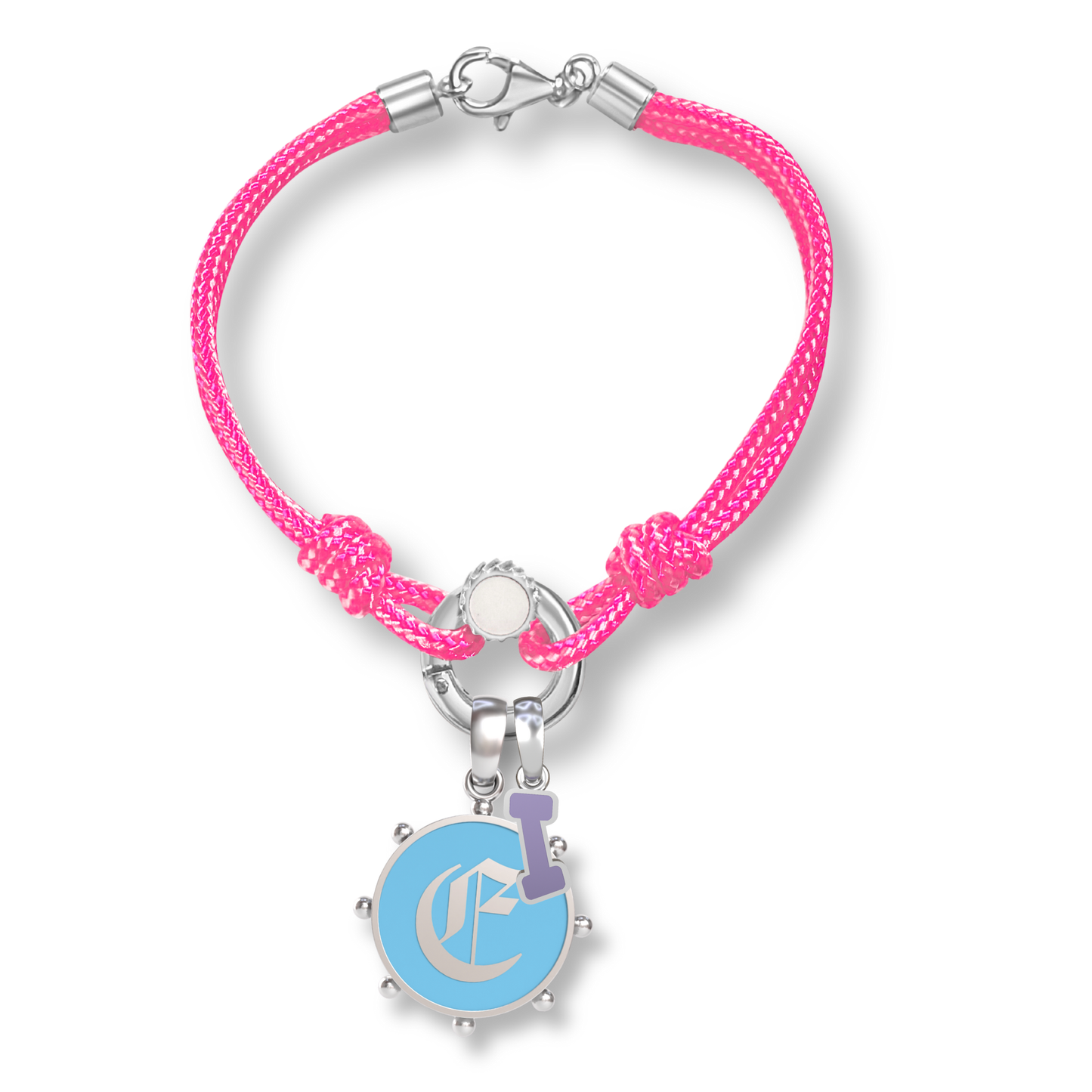 Slipknot Paracord Cord Bracelet | Sterling Silver