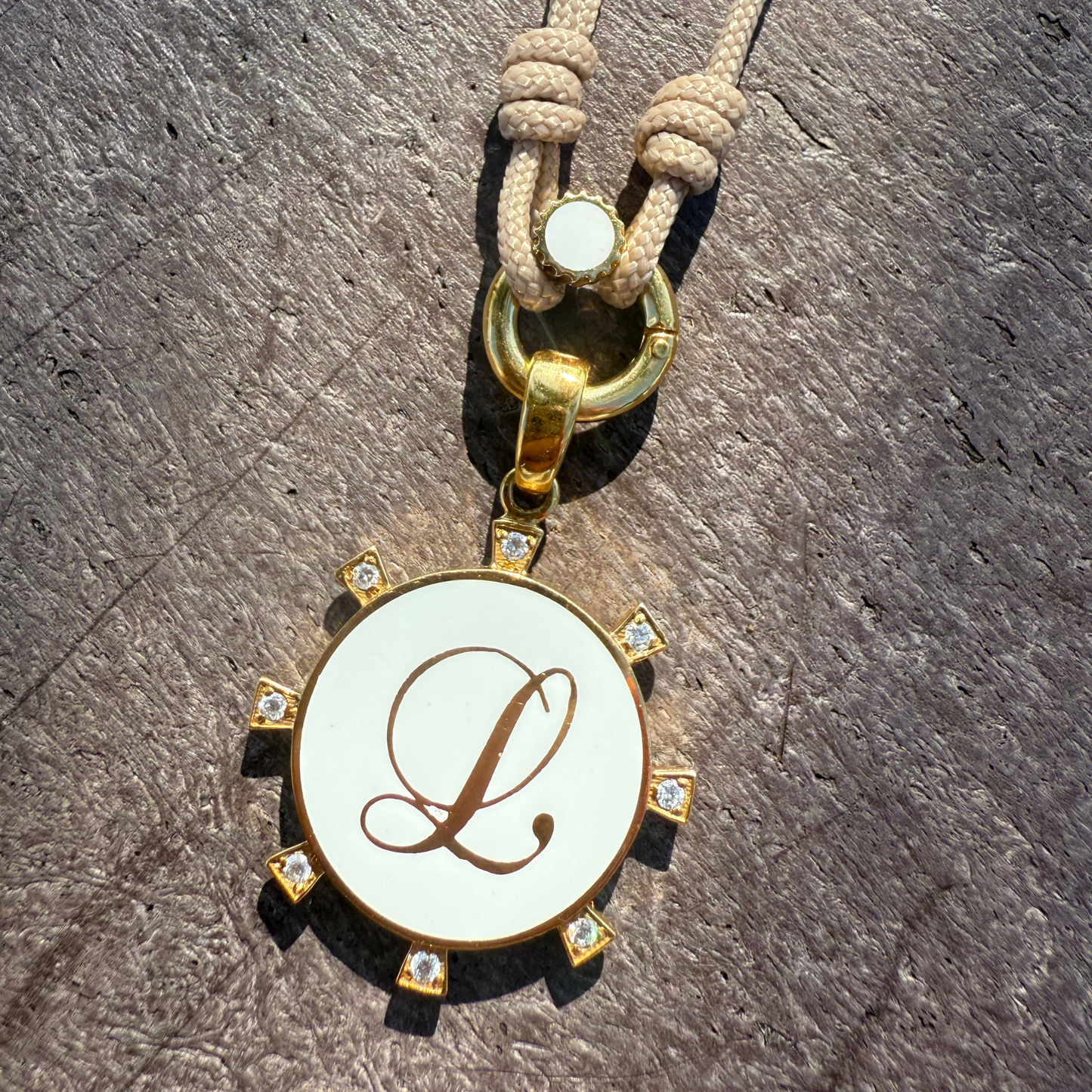 Slipknot Paracord Cord Necklace | 18K Gold