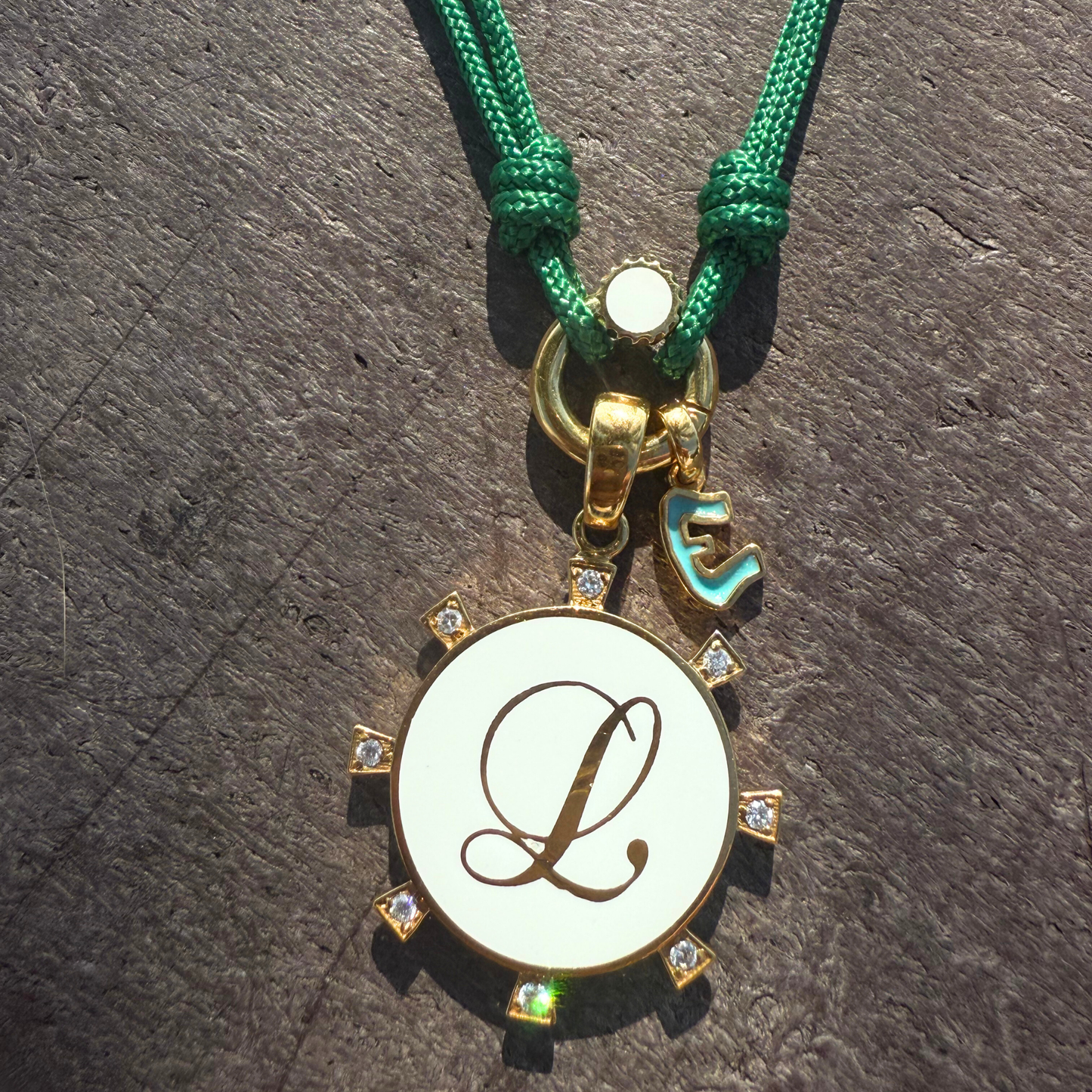 Slipknot Paracord Cord Necklace | 18K Gold