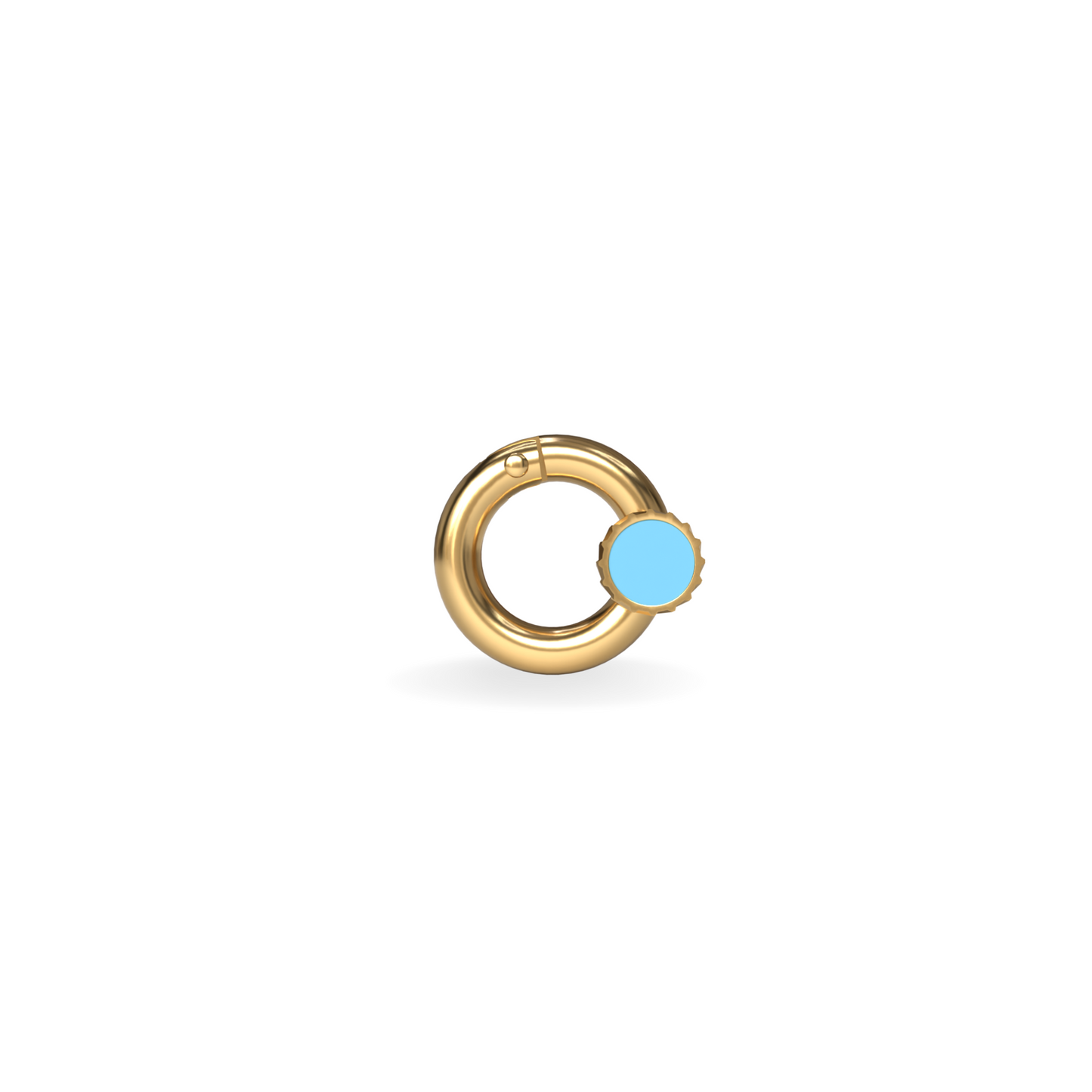 Small Screw Clasp | 18K Gold