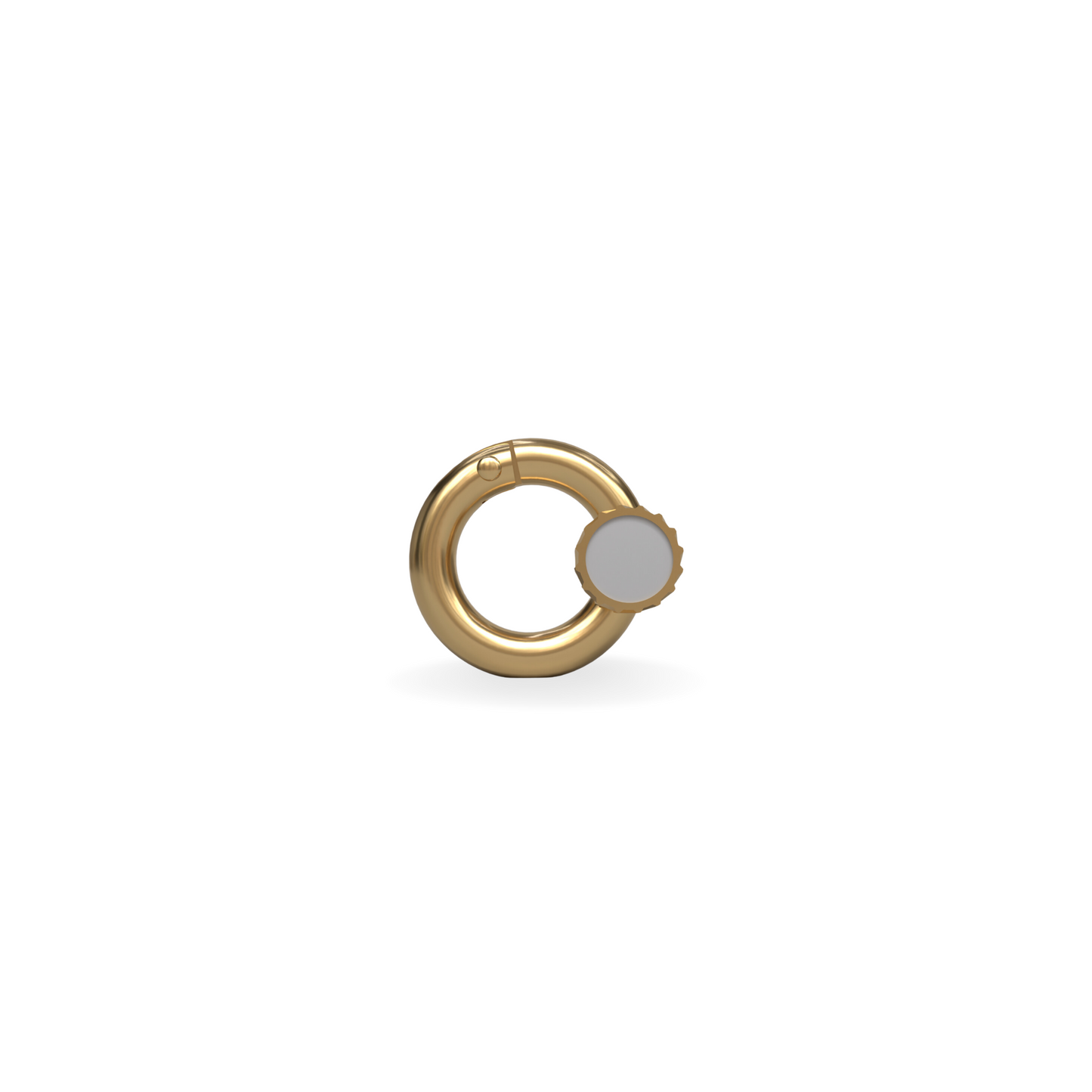 Small Screw Clasp | 18K Gold