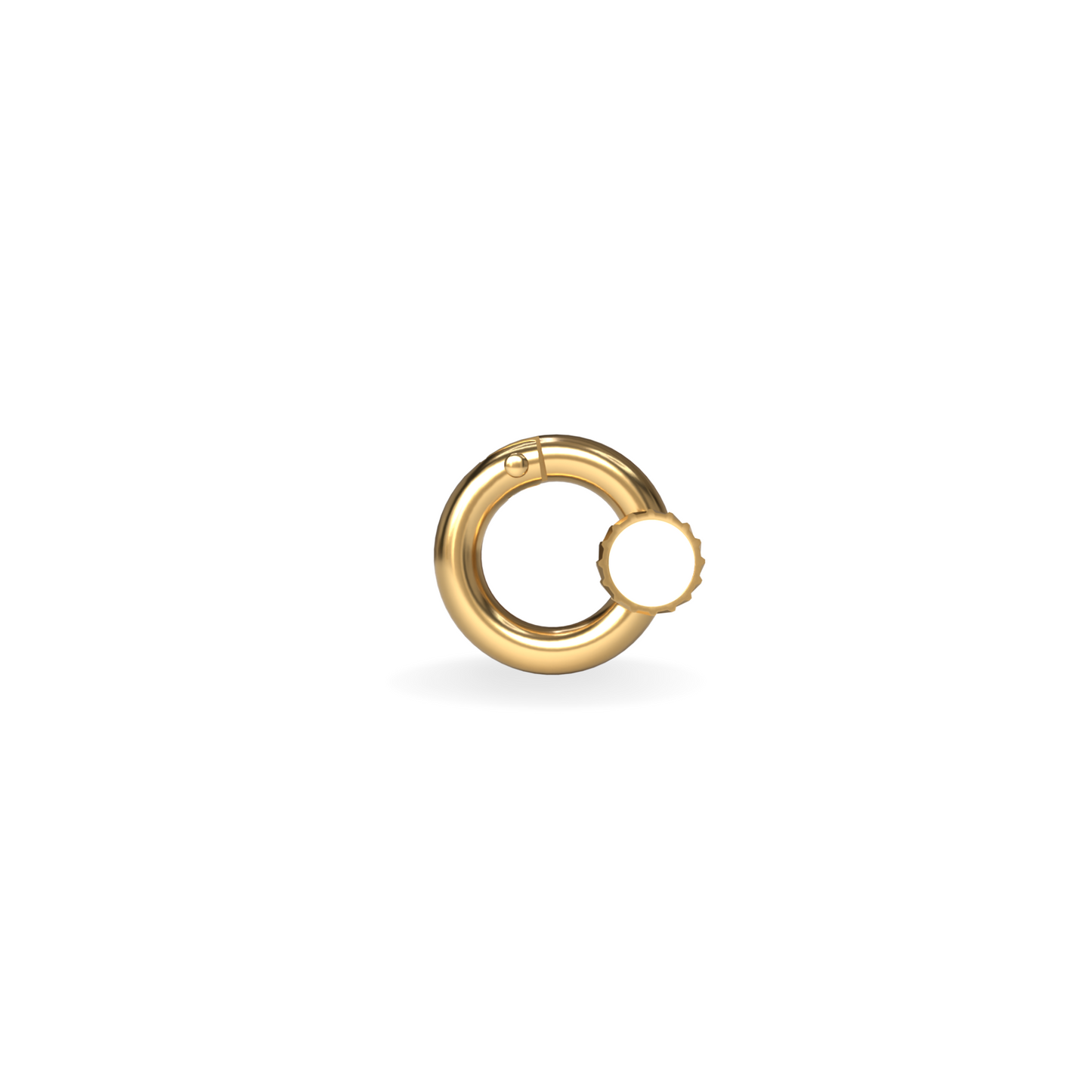 Small Screw Clasp | 18K Gold