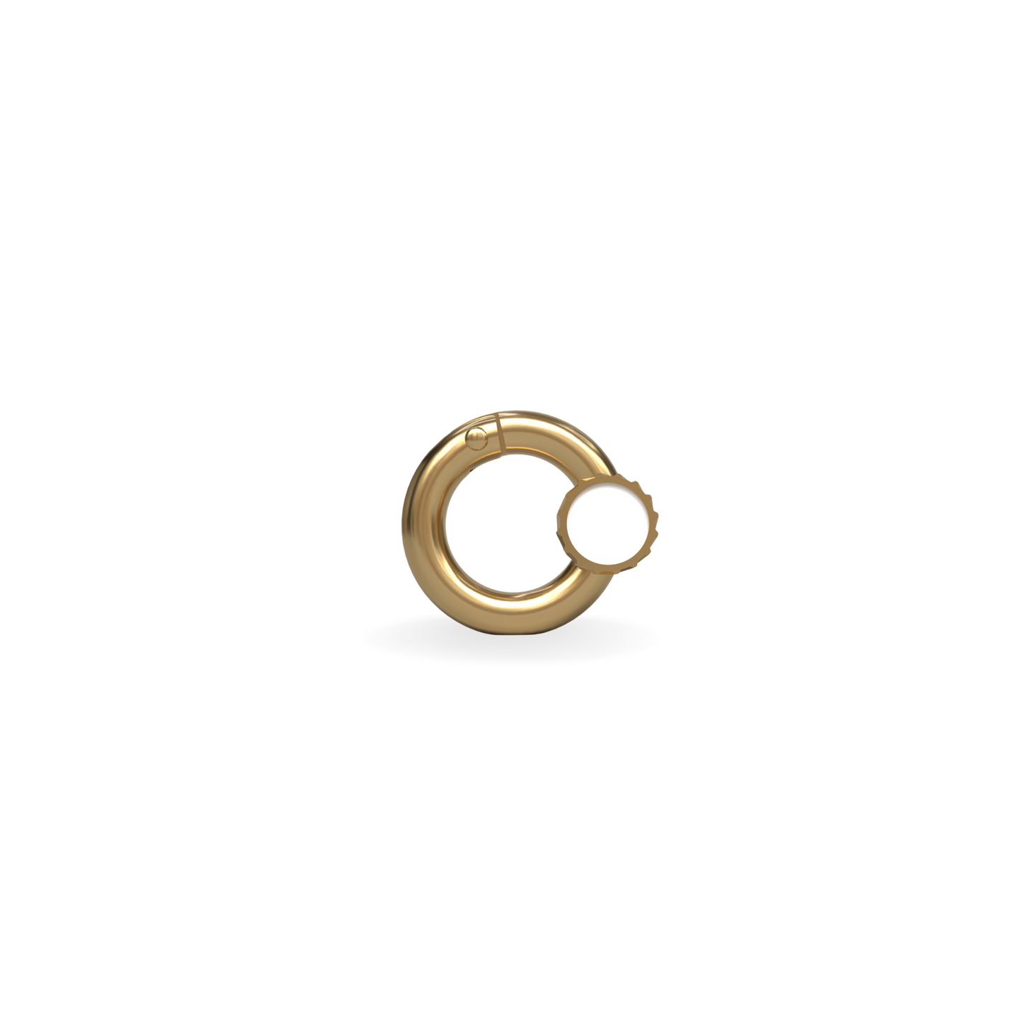 Small Screw Clasp | 18K Gold