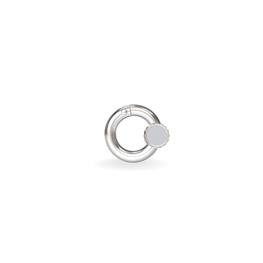 Small Screw Clasp | Sterling Silver