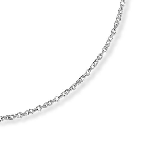 Solid Standard Round Cable Chain | Sterling Silver
