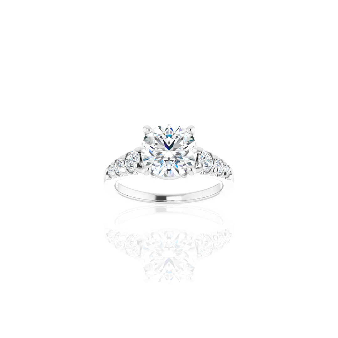 Cathedral | Tapered | Diamond Engagement Ring