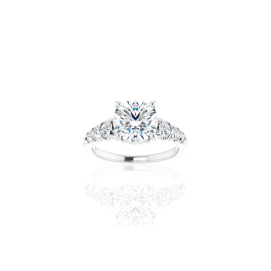 Cathedral | Tapered | Diamond Engagement Ring