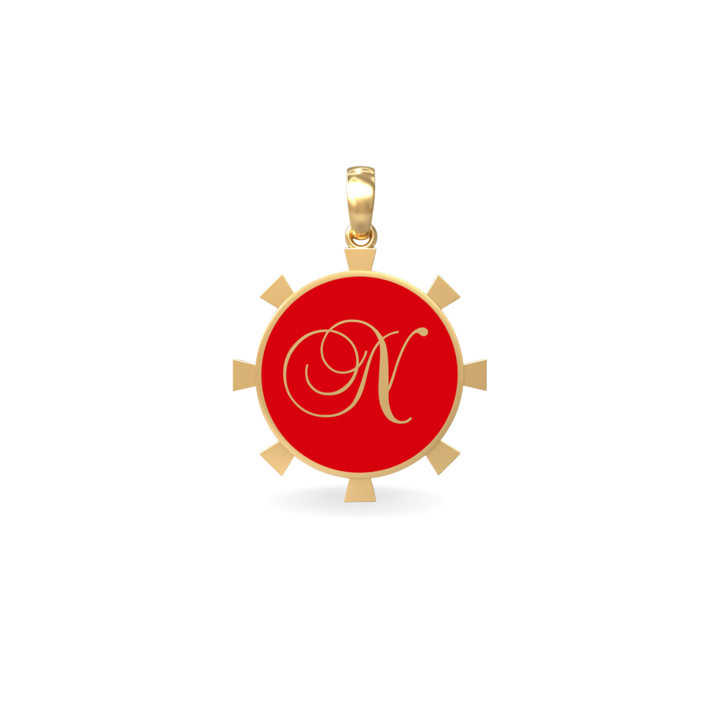 Medium Vessel Pendant | 18K Gold