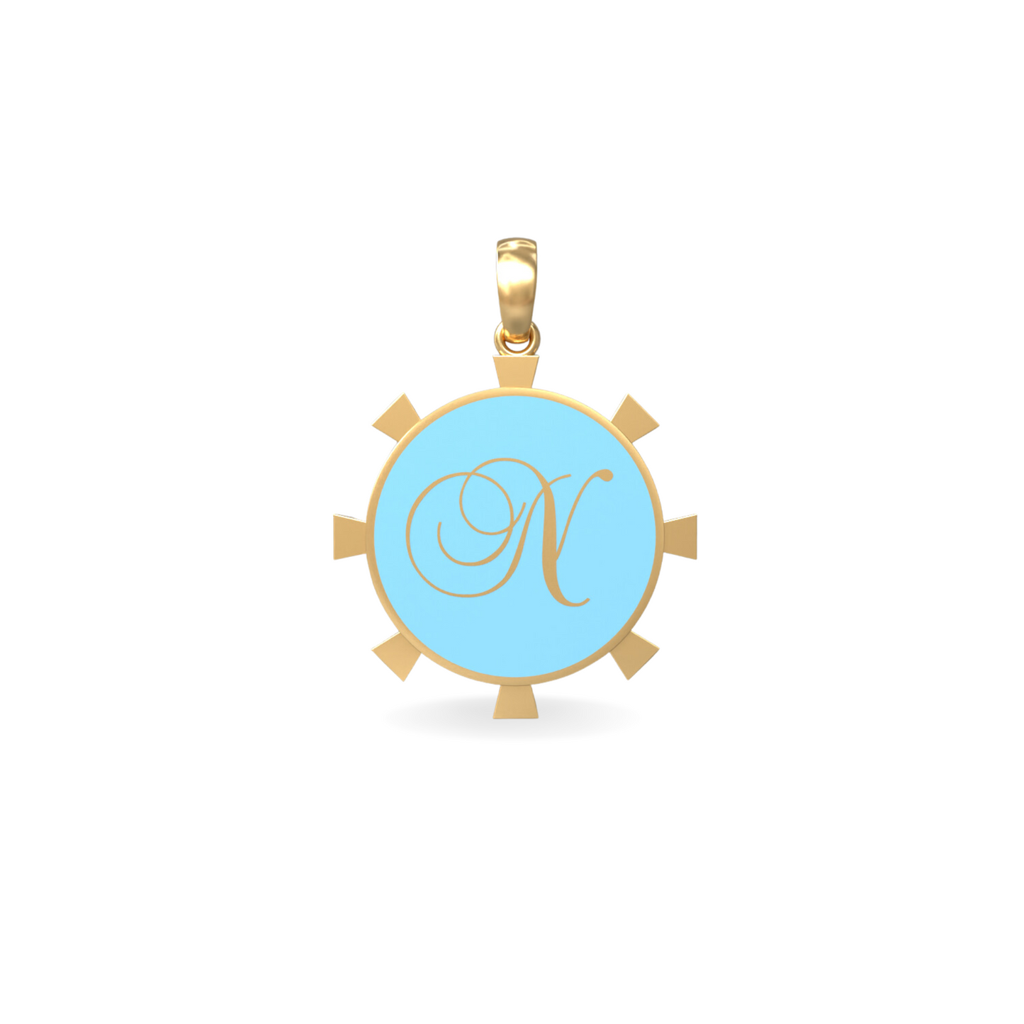 Medium Vessel Pendant | 18K Gold
