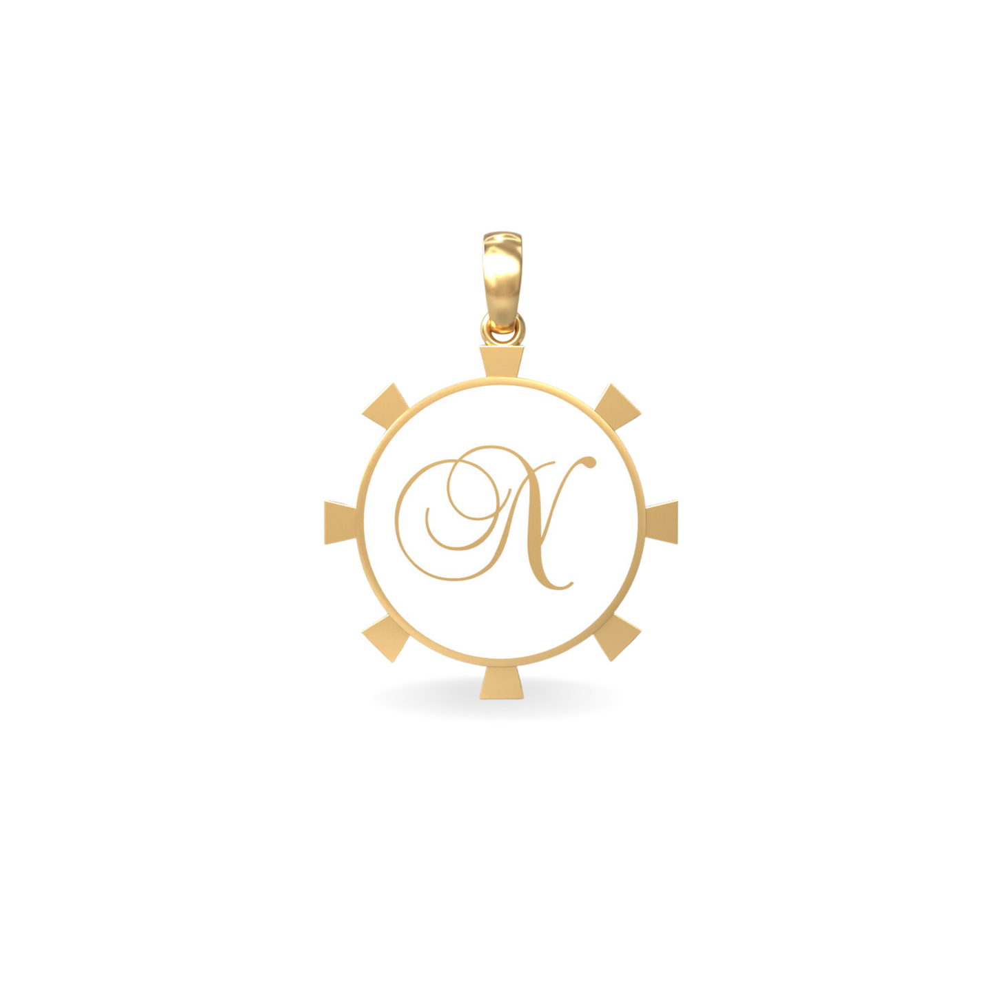 Medium Vessel Pendant | 18K Gold