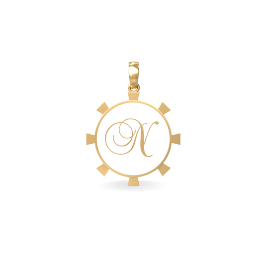Medium Vessel Pendant | 18K Gold