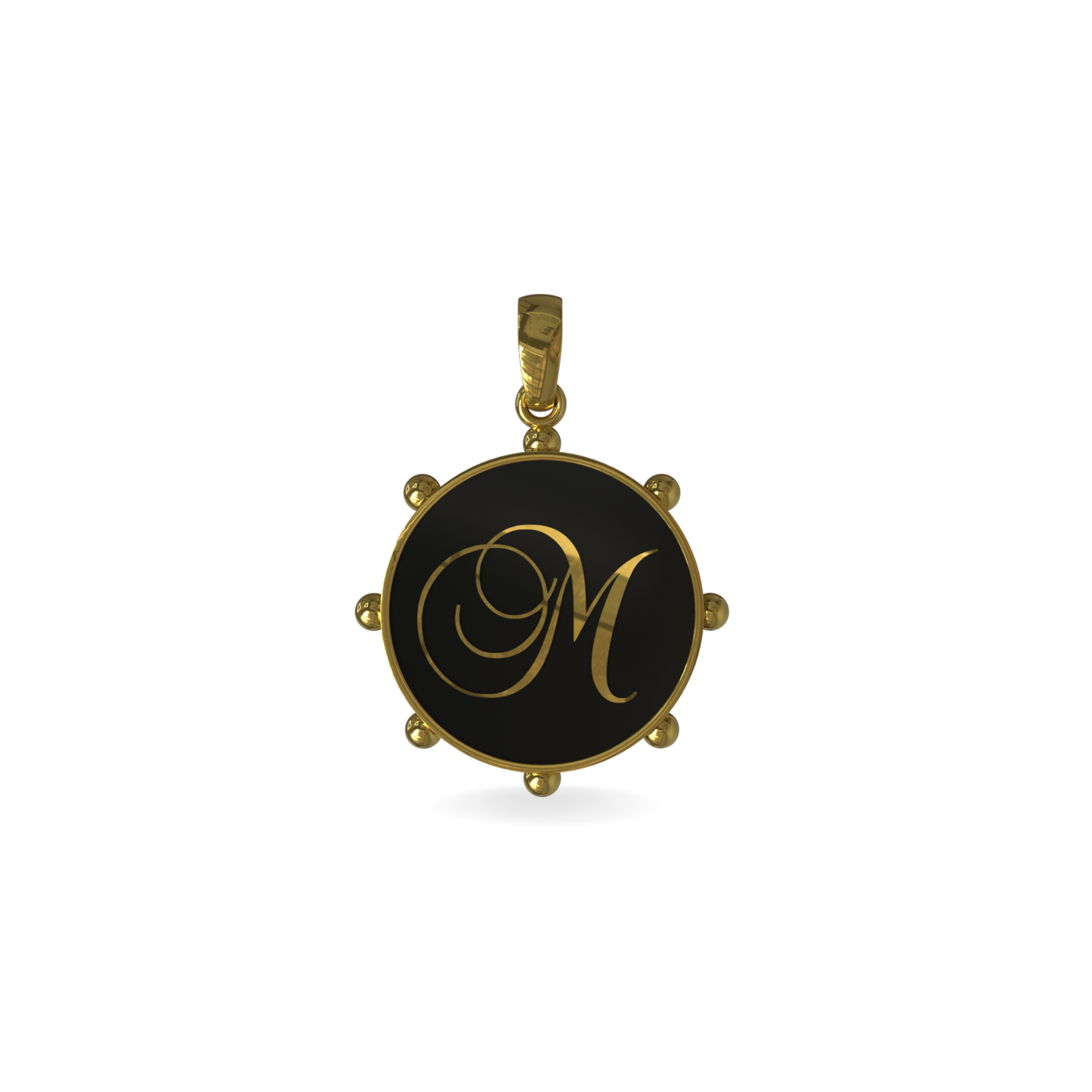 Large Orbit Charm with Script Initial