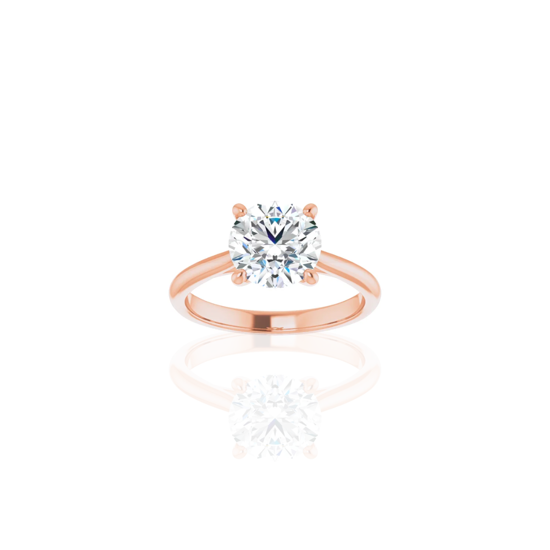 Cathedral | Scalloped Basket | Solitaire Engagement Ring