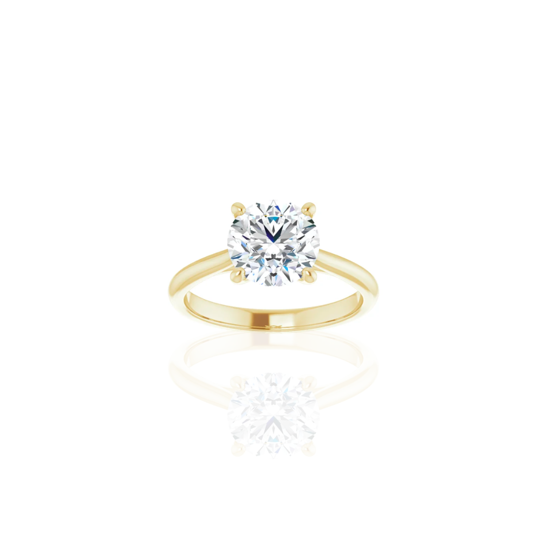 Cathedral | Scalloped Basket | Solitaire Engagement Ring