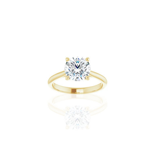 Cathedral | Scalloped Basket | Solitaire Engagement Ring