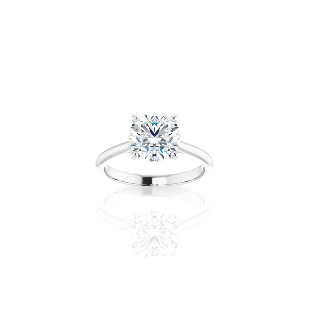 Cathedral | Scalloped Basket | Solitaire Engagement Ring