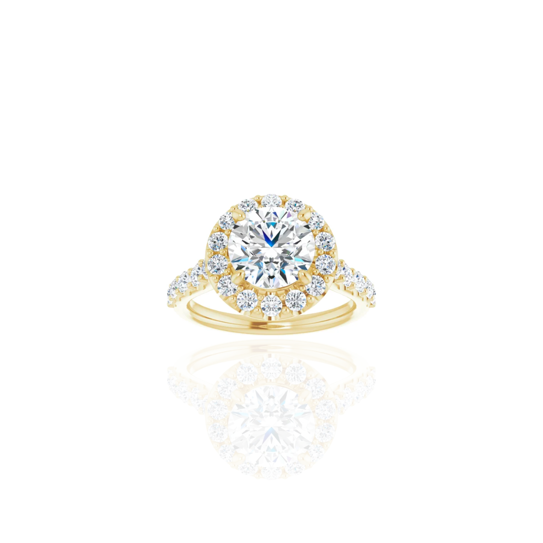 Raised | Traditional Halo | Diamond Engagement Ring