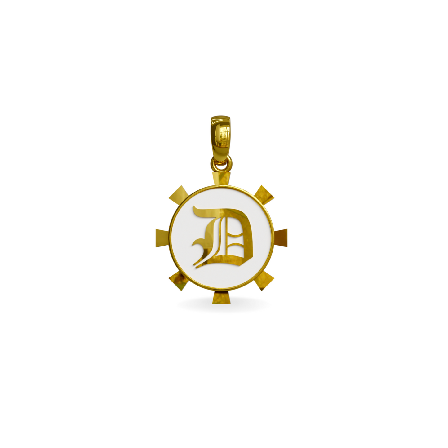 Medium Vessel Charm with Old English Initial